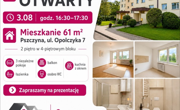 mieszkanie na sprzedaż - Pszczyna, Piastów, Opolczyka